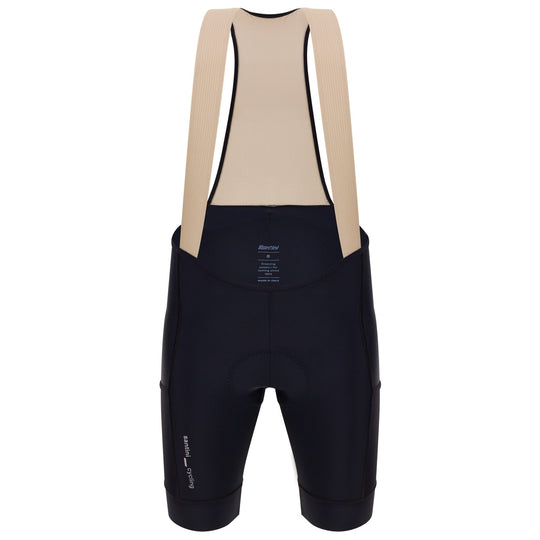 Cuissard à bretelles femme Santini Cargo - Noir