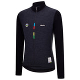 Maillot manches longues Santini UCI - Noir