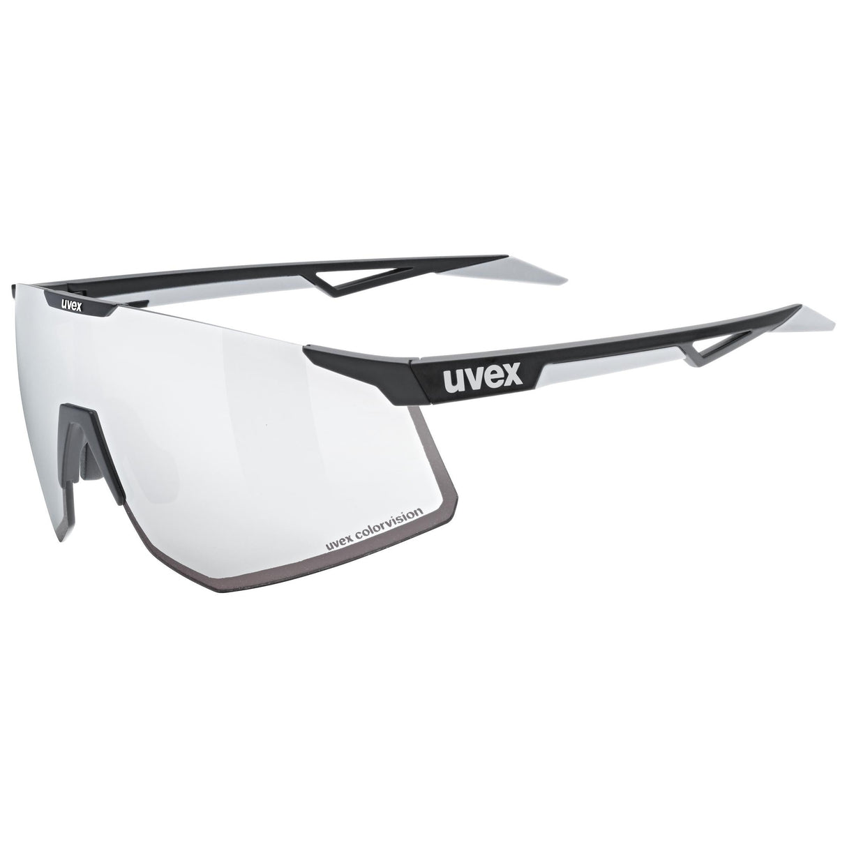Occhiali Uvex Pace Perform CV - Black Matt Serious Silver - E