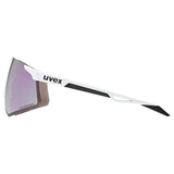 Occhiali Uvex Pace Perform CV - White Matt Pushy Pink - M