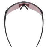 Occhiali Uvex Pace Stage CV - Black Matt Pushy Pink - F
