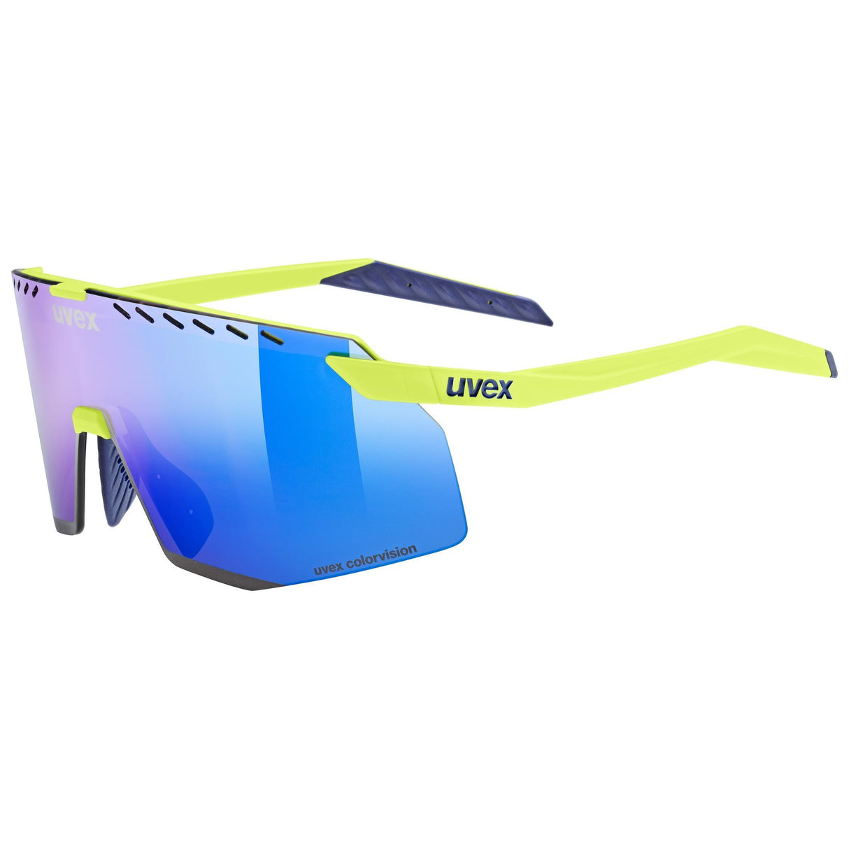 Occhiali Uvex Pace Stage CV - Yellow Matt Buzzy Blue - D