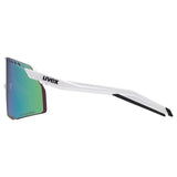 Occhiali Uvex Pace Stage CV - White Matt Glossy Green - Q