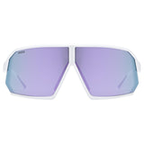 Occhiali Uvex sportstyle 237 - White matt mirror lavender - M