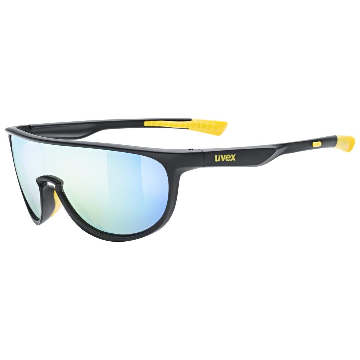 Occhiali Bambino Uvex Sportstyle 515 - Black Matt Mirror Yellow - L