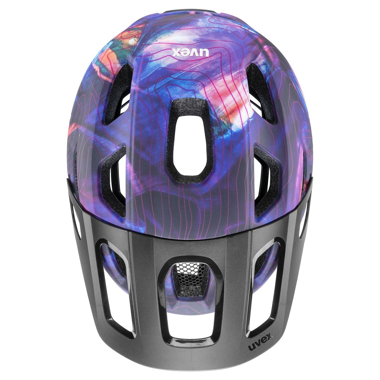 Casco Uvex React Junior Mips - Nero galaxy - F