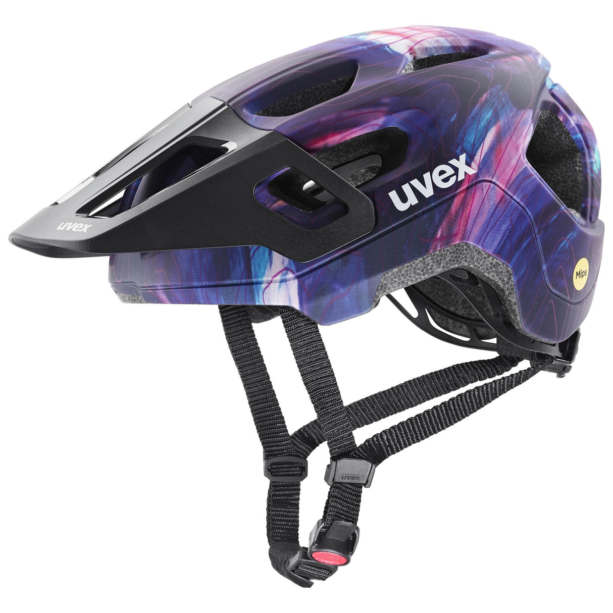Casco Uvex React Junior Mips - Nero galaxy - C