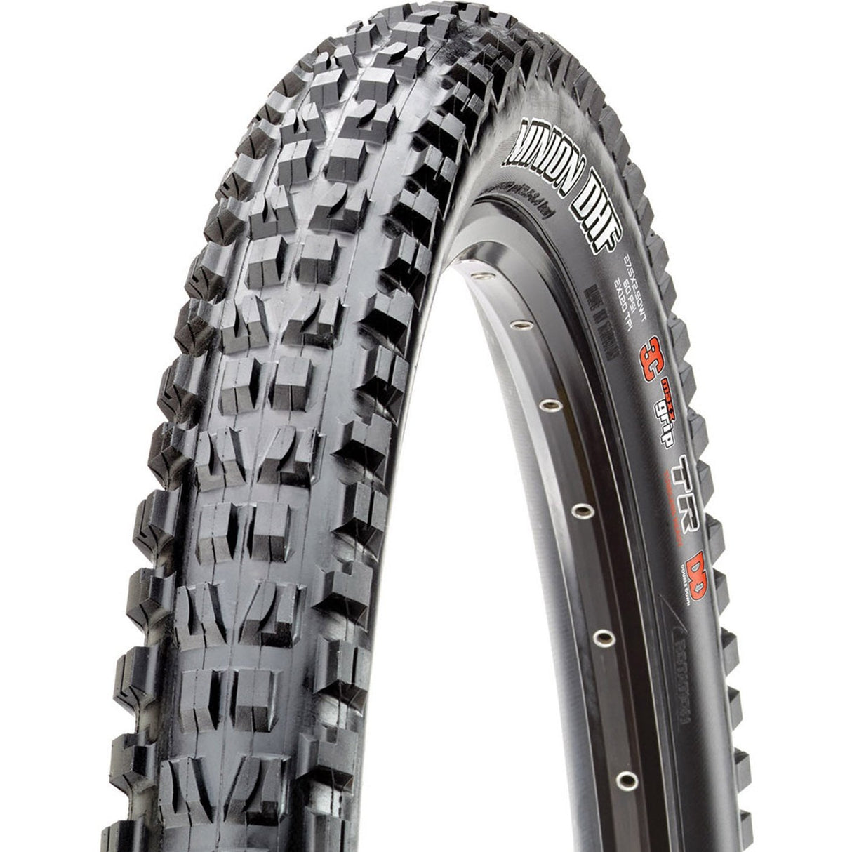 Copertone Maxxis Minion DHF EXO TR 60TPI pieghevole 3C MaxxGrip - 27.5 x 2.50WT - Nero - N