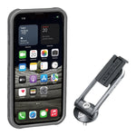 Custodia Topeak RideCase per iPhone 13 Pro nera/grigia con supporto