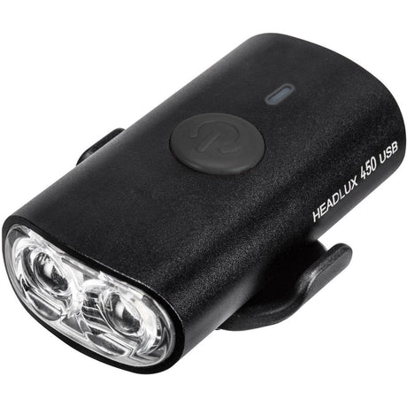 Fanalino anteriore Topeak a led bianco HeadLux 450 USB 2 led