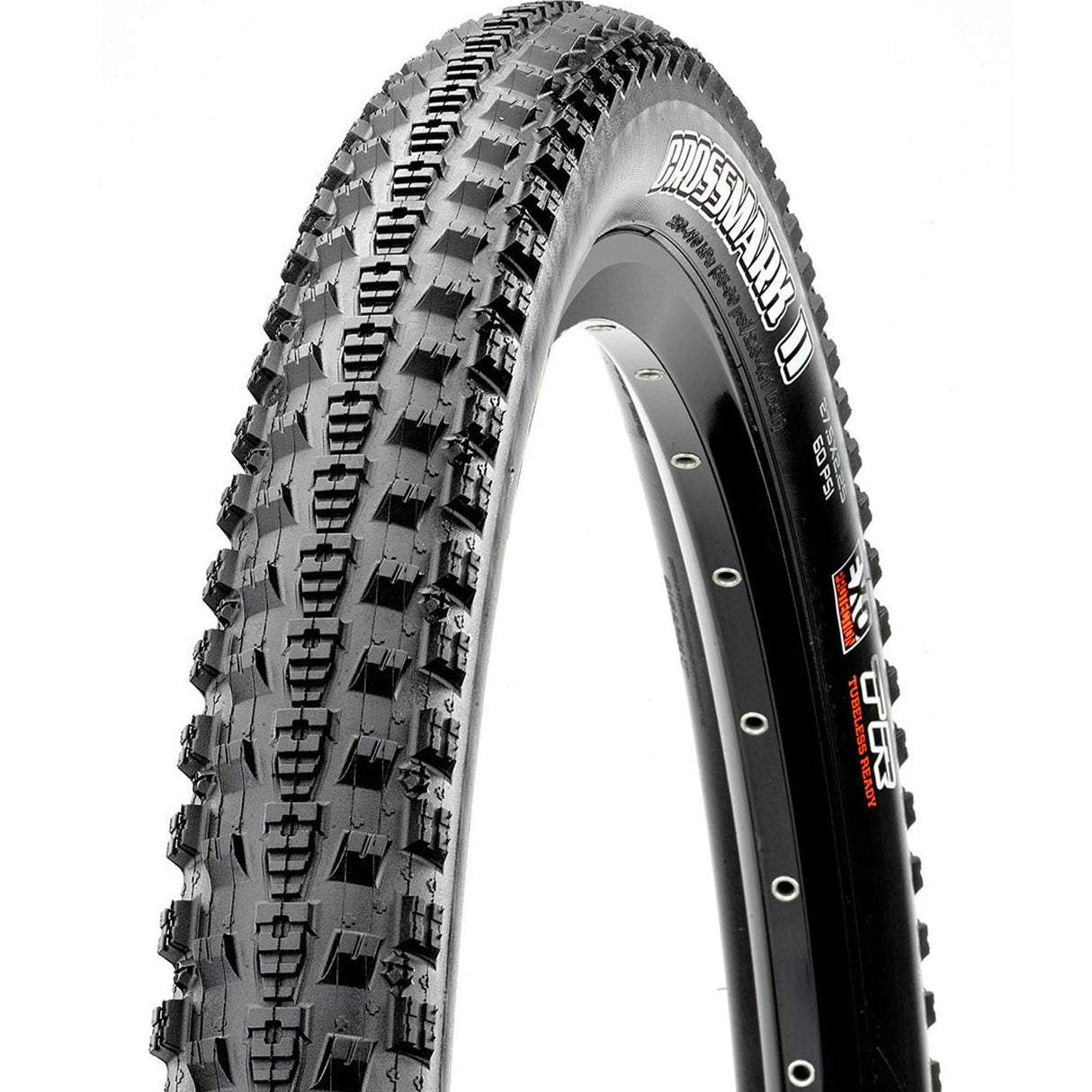 Copertone Maxxis Crossmark II EXO TR 60TPI pieghevole dual - 27.5 x 2.25 - Nero - H