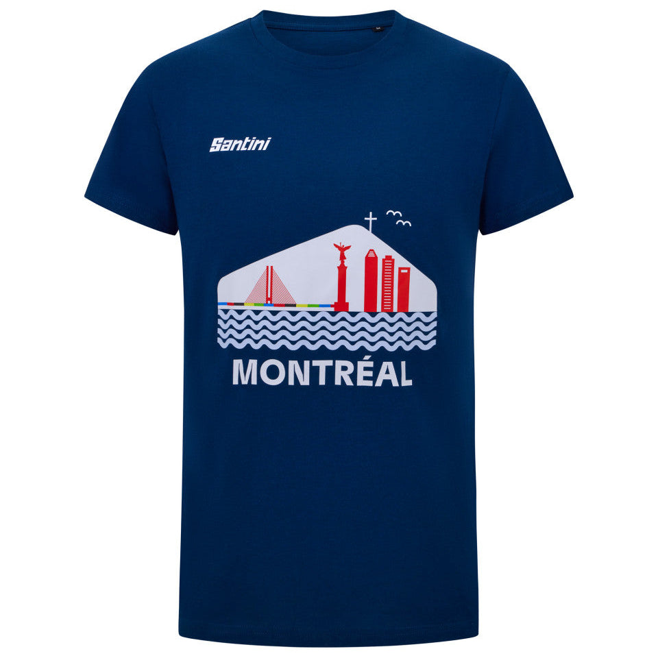 T-Shirt Santini UCI World Championship Montréal 2026 - Blu