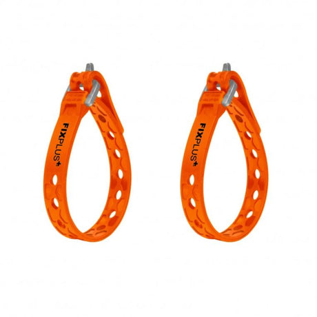 Coppia di cinghie Fixplus 23 cm - Arancio - Q
