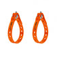Coppia di cinghie Fixplus 23 cm - Arancio - Q