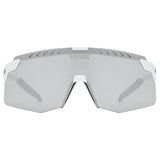Occhiali Uvex Pace Stage S - White Matt Mirror Silver