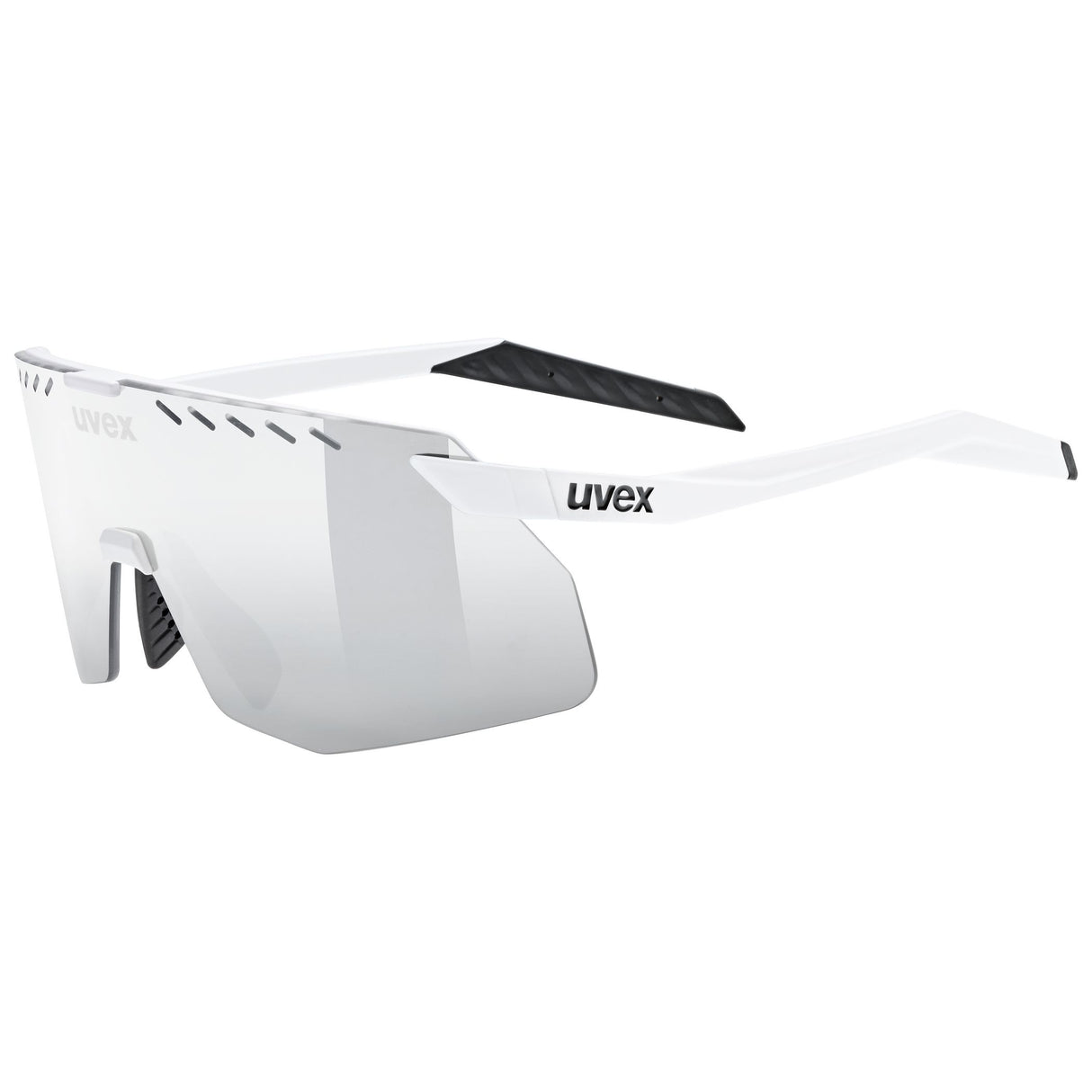 Occhiali Uvex Pace Stage S - White Matt Mirror Silver