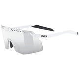 Occhiali Uvex Pace Stage S - White Matt Mirror Silver