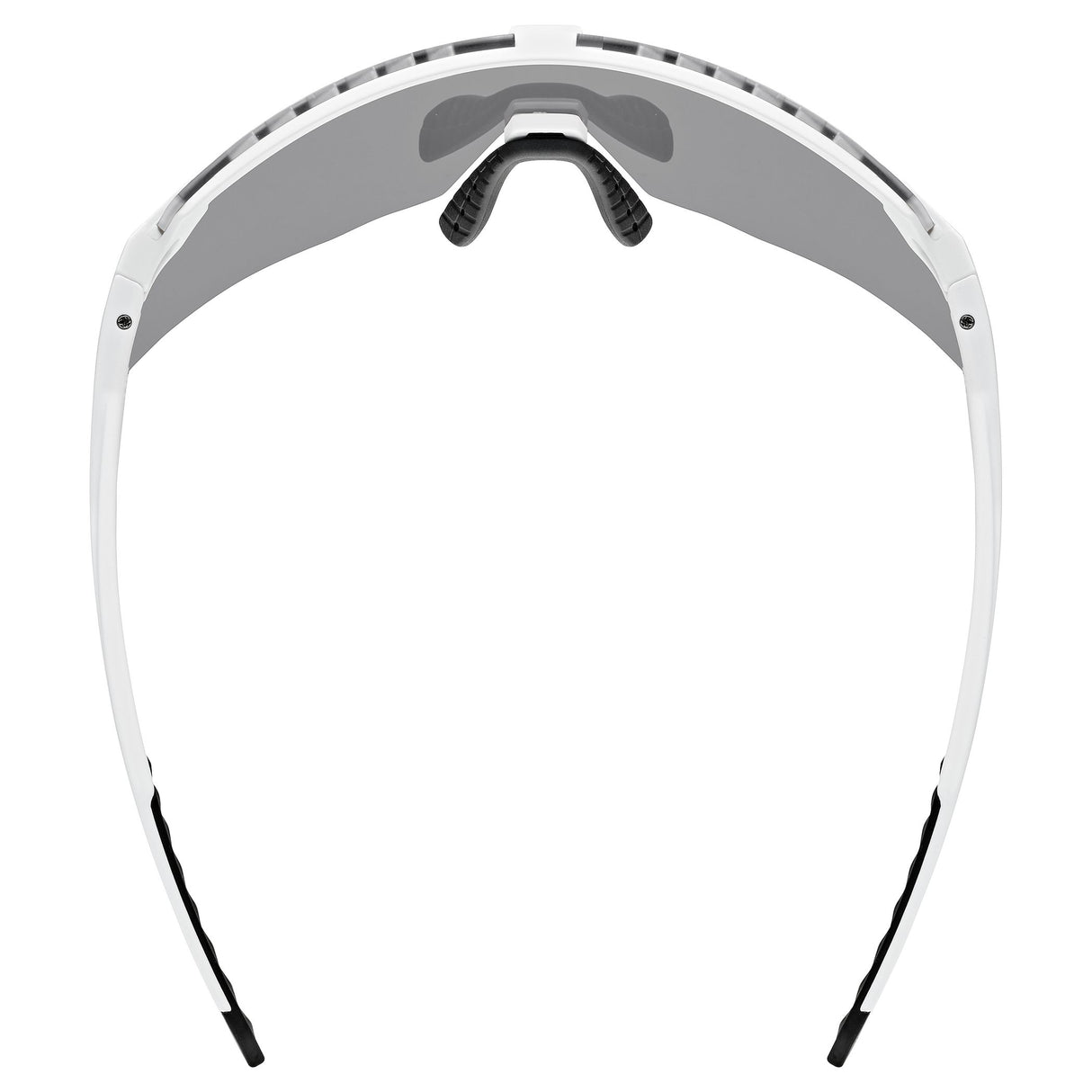Uvex Pace Stage Brille - White Matt Mirror Silver