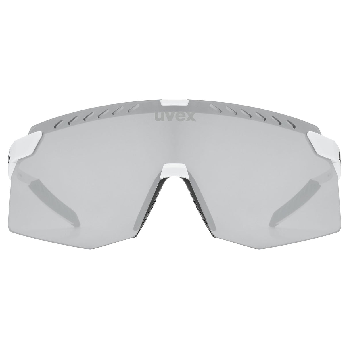 Uvex Pace Stage Brille - White Matt Mirror Silver