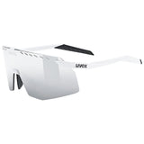 Uvex Pace Stage Brille - White Matt Mirror Silver