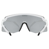 Uvex Pace Stage Brille - White Matt Mirror Silver