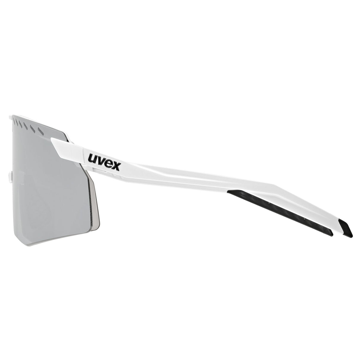 Uvex Pace Stage Brille - White Matt Mirror Silver