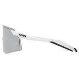 Uvex Pace Stage Brille - White Matt Mirror Silver