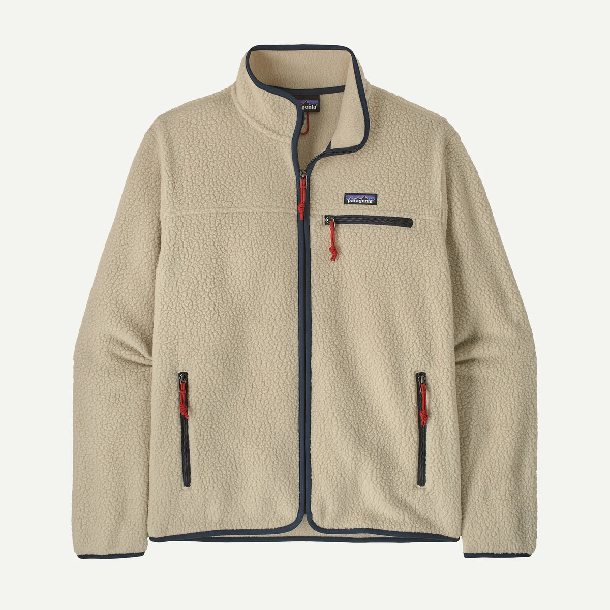 Giacca Patagonia Retro Pile Fleece - Beige blu