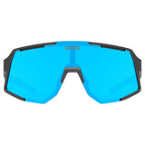 Uvex Sequenze Brille - Black Matte Mirror Blue