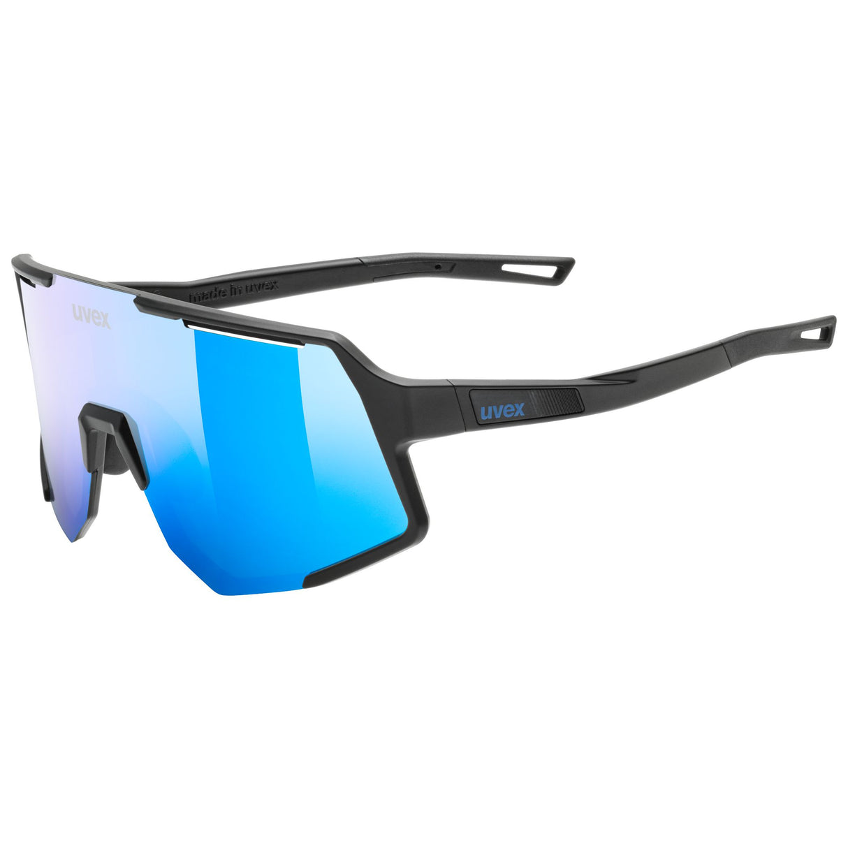 Uvex Sequenze Brille - Black Matte Mirror Blue