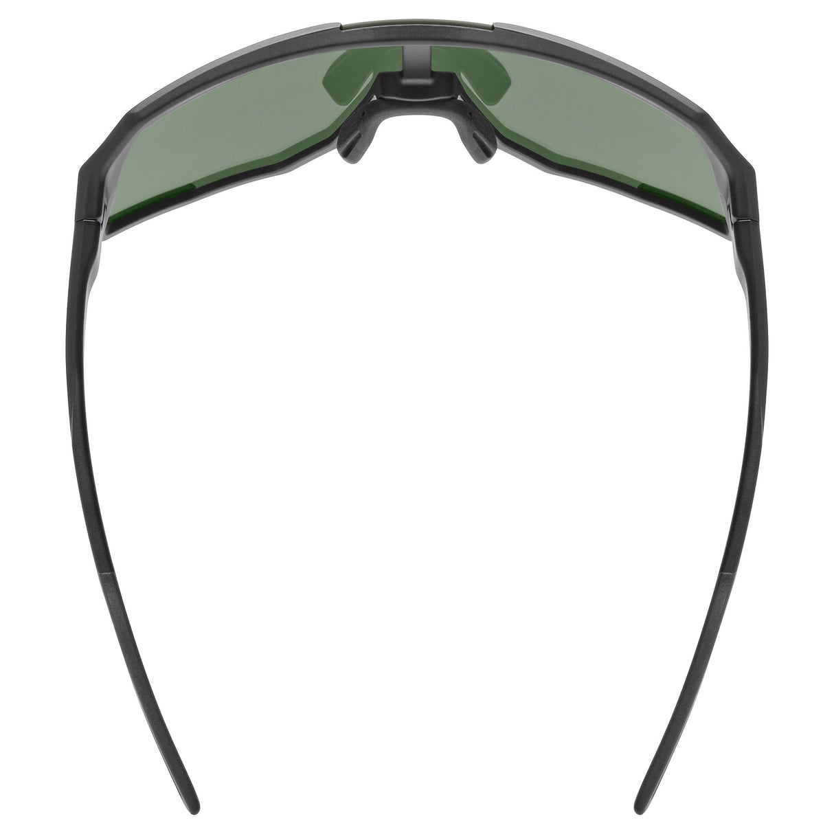 Occhiali Uvex Sequenze - Black Matte Mirror Green