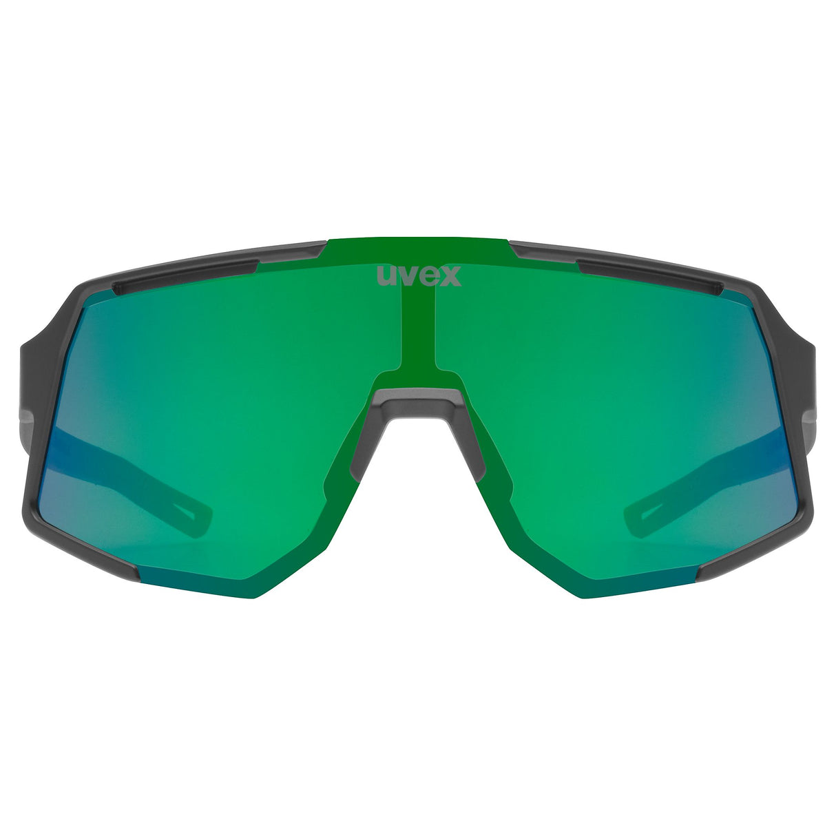 Occhiali Uvex Sequenze - Black Matte Mirror Green