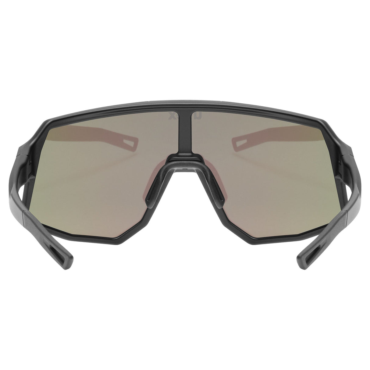 Occhiali Uvex Sequenze - Black Matte Mirror Green