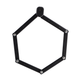 Lucchetto pieghevole XLC Django Lo-F50 - Nero