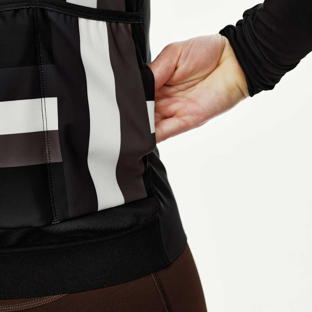 Langarmtrikot damen Pas Normal Studios Mechanism AOP International - Grün