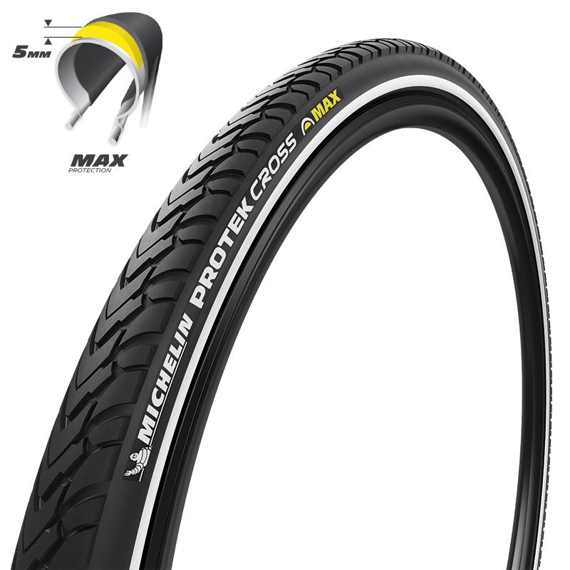 Copertone Michelin 26X1,85 Protek Max Cross Tube Type Performance - Nero/Reflex - C