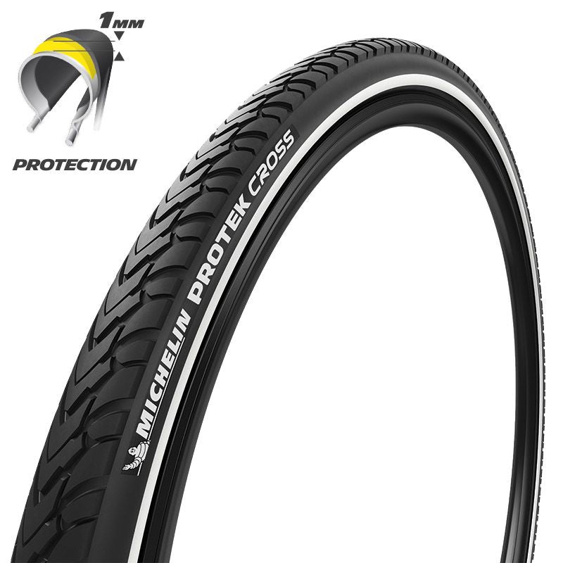 Copertoncino Michelin 700X47 Protek Cross Tube Type Access Line - Nero/Reflex - G