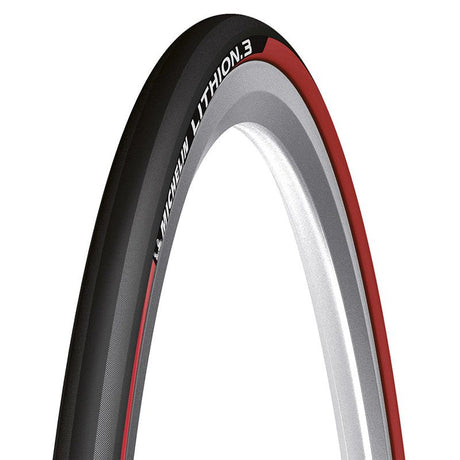 Copertoncino Michelin 700X25 Lithion 3 Tube Type Nero/- Rosso - M