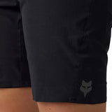Pantaloncini Fox mtb donna Flexair Ascent - Nero - M