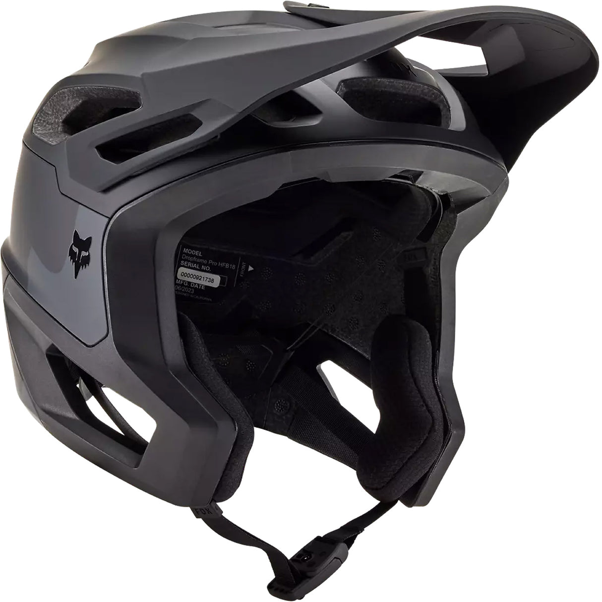 Casco Fox Dropframe Pro Runn - Nero - D