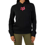 Fox Head Women's Sweatshirt - Black Pink