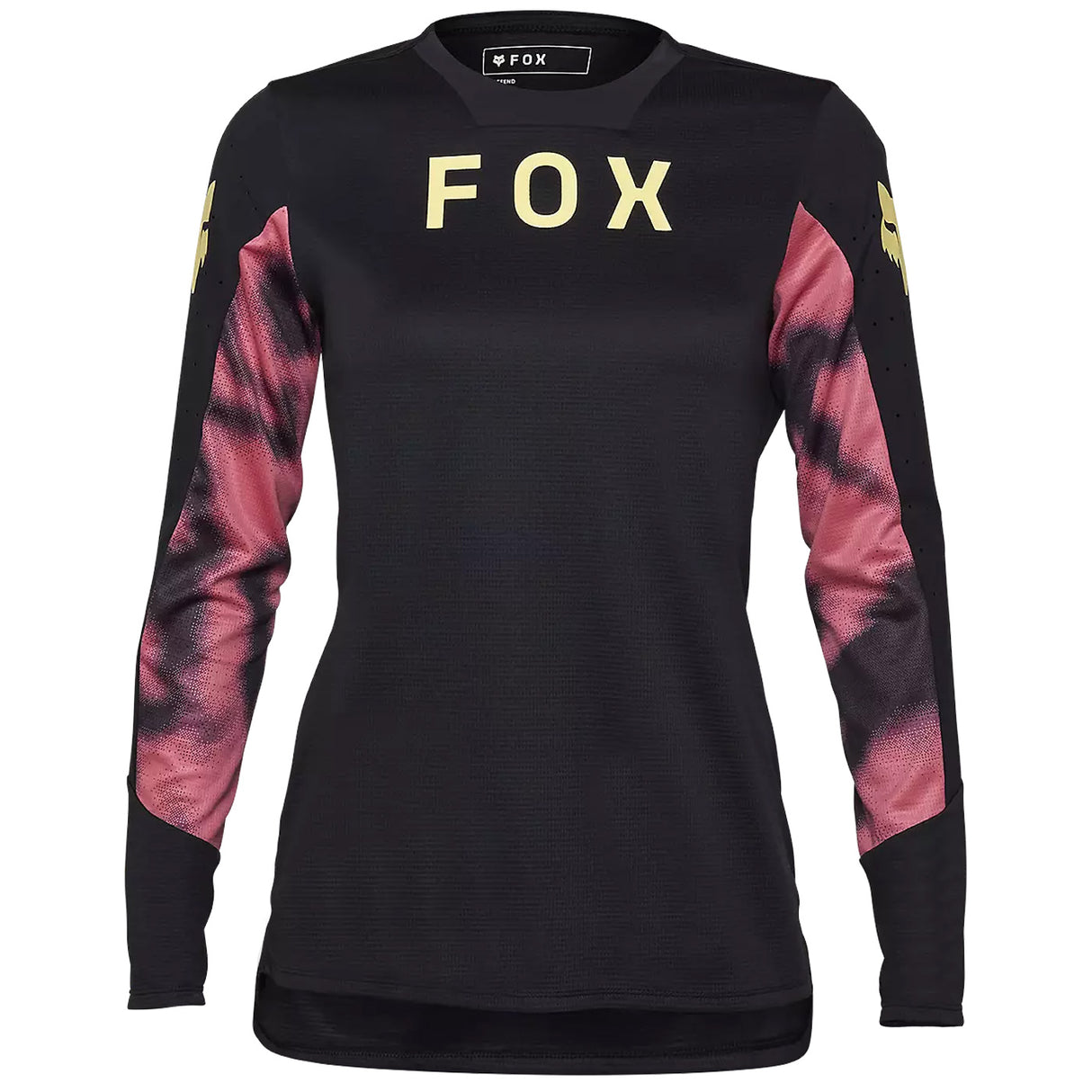 Maglia maniche lunghe donna Fox Defend Taunt - Nero rosa - N