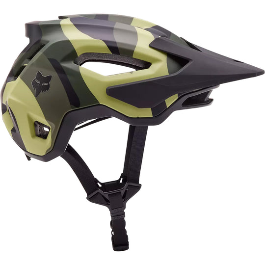 Fox Speedframe Camo Helm - Grün