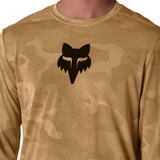 MTB-Langarmtrikot Fox Ranger TruDri - Hellbraun