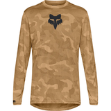MTB-Langarmtrikot Fox Ranger TruDri - Hellbraun