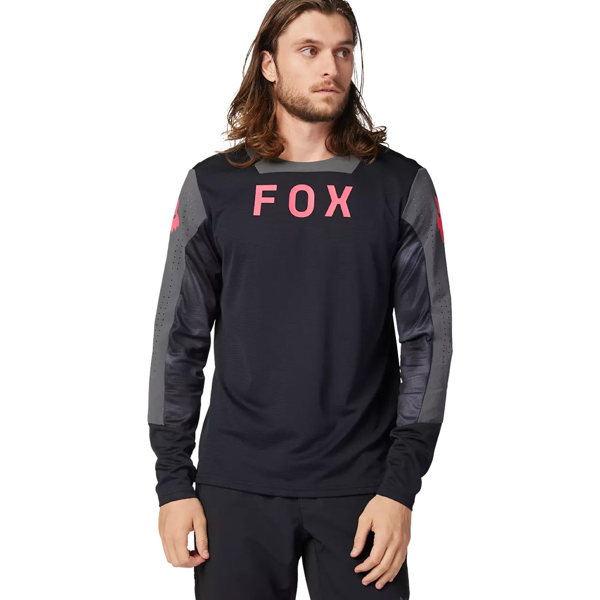 Maglia maniche lunghe Fox Defend Taunt - Nero - N