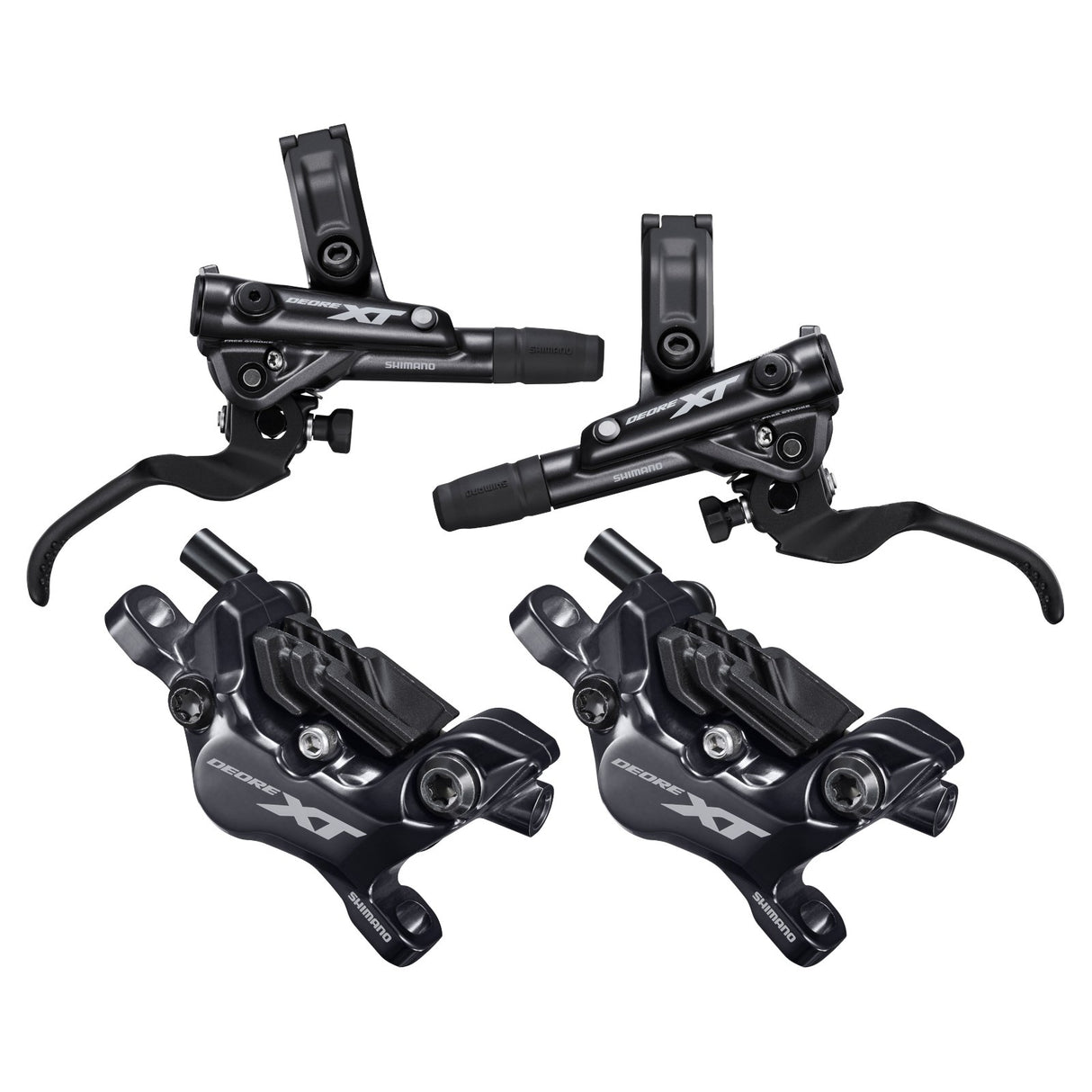 Coppia freni a disco idraulico Shimano Deore XT BL-M8100 + BR-M8120 - E