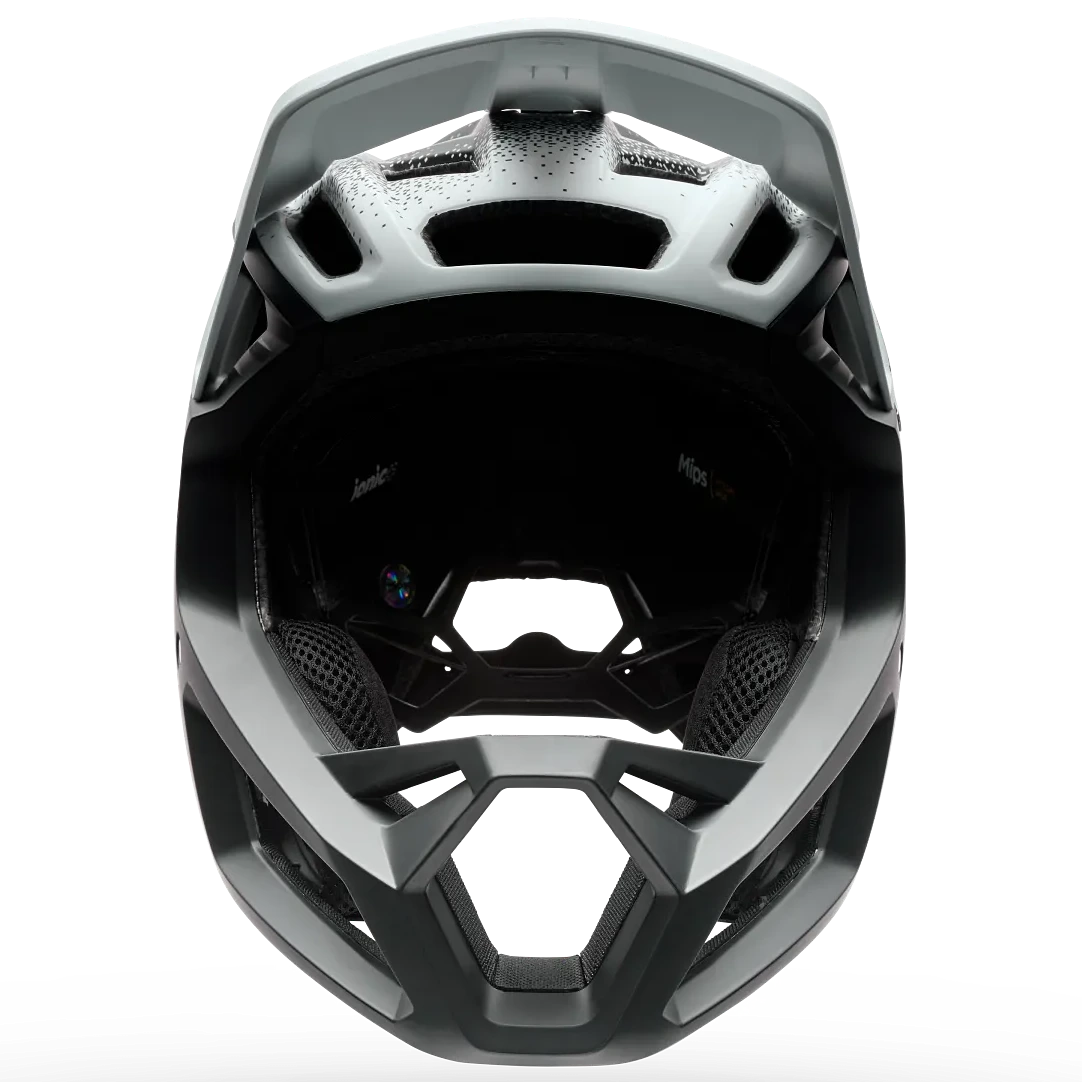 Helm Fox Proframe RS Aura - Schwarz Weiß