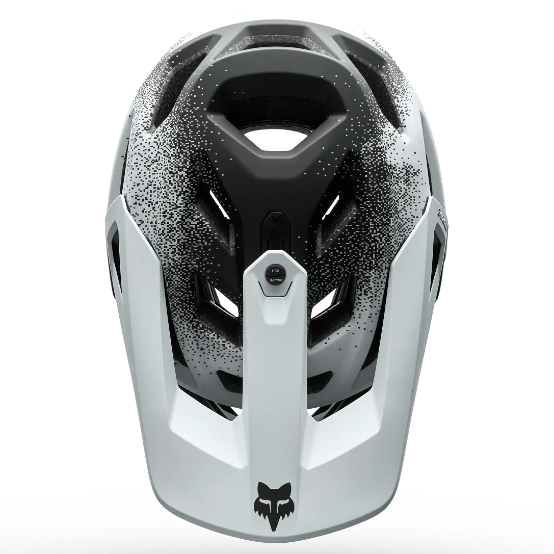 Helm Fox Proframe RS Aura - Schwarz Weiß