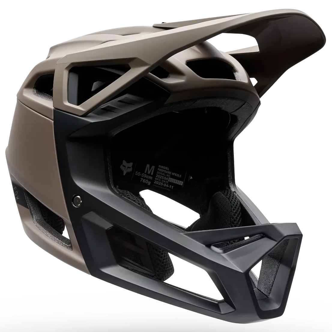Helm Fox Proframe Solid - Braun